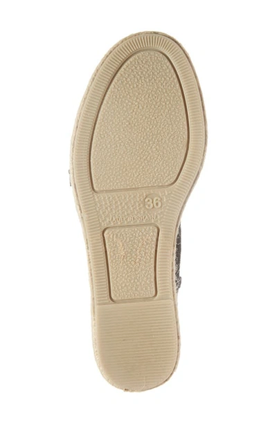Toni Pons Estel Peep Toe Espadrille Sandal In Negre/ Black