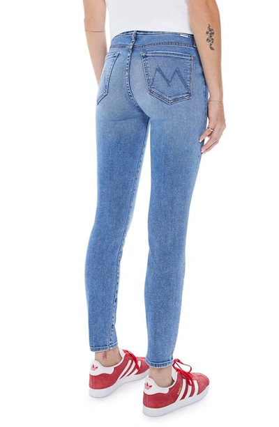 Shop Mother The Looker Mid Rise Ankle Skinny Jeans In Juicin