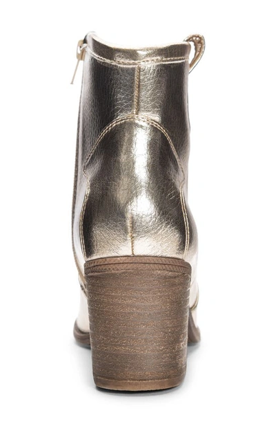 Dirty Laundry Unite Western Bootie In Gold