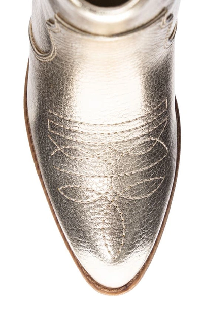 Dirty Laundry Unite Western Bootie In Gold