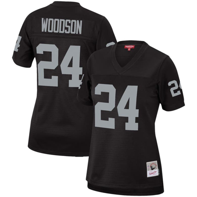 Mitchell & Ness Charles Woodson Black Las Vegas Raiders Legacy Replica Team Jersey In Black