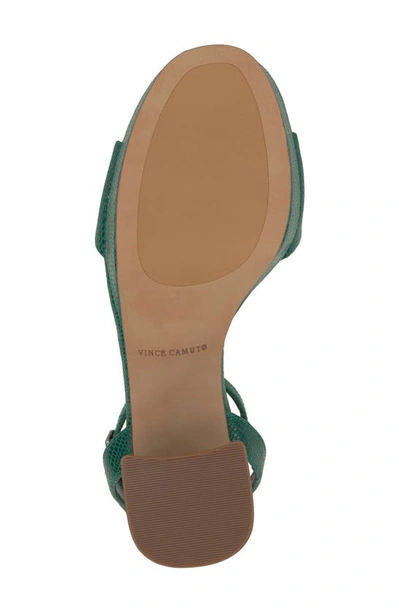 Shop Vince Camuto Pendreya Platform Sandal In Malachite Green