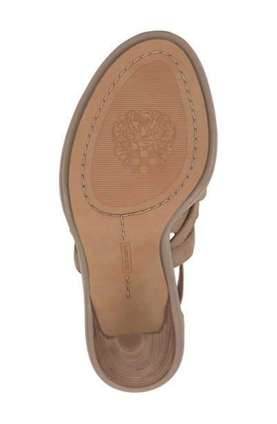 Shop Vince Camuto Frelly Strappy Sandal In Truffle Taup Slknub