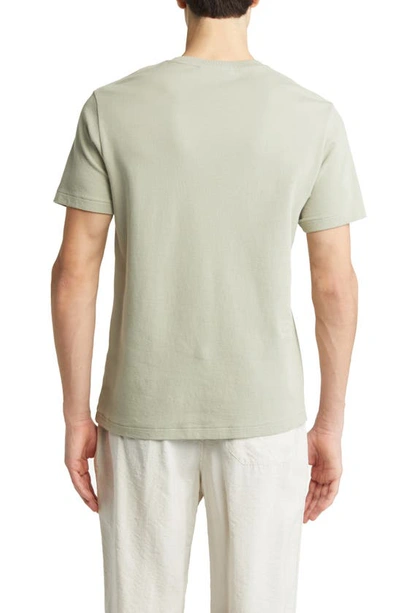 Shop Frame Duo Fold Cotton T-shirt In Desert Sage