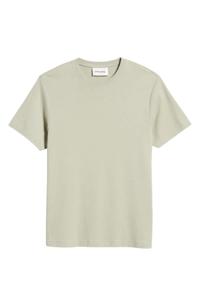 Shop Frame Duo Fold Cotton T-shirt In Desert Sage