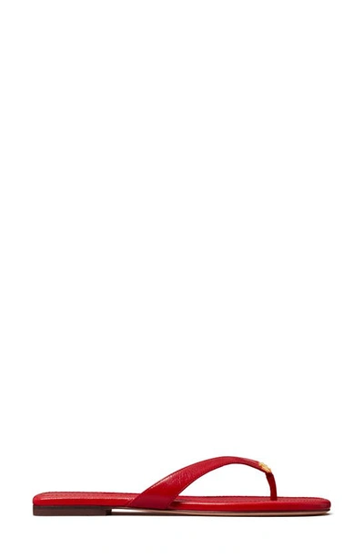 Tory Burch Chelsea Leather Flip Flop In Tory Red
