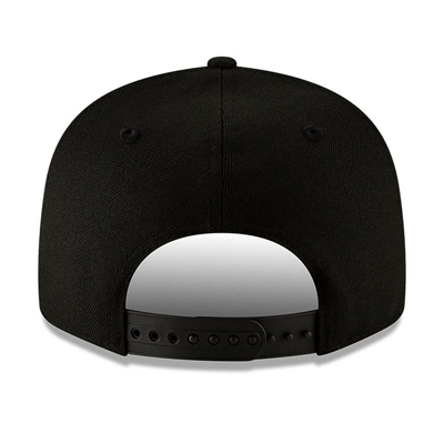Shop New Era Black Philadelphia Eagles Black On Black 9fifty Adjustable Hat