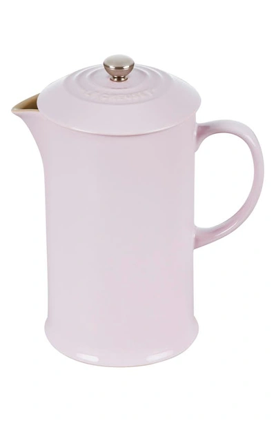 Shop Le Creuset Stoneware French Press In Shallot
