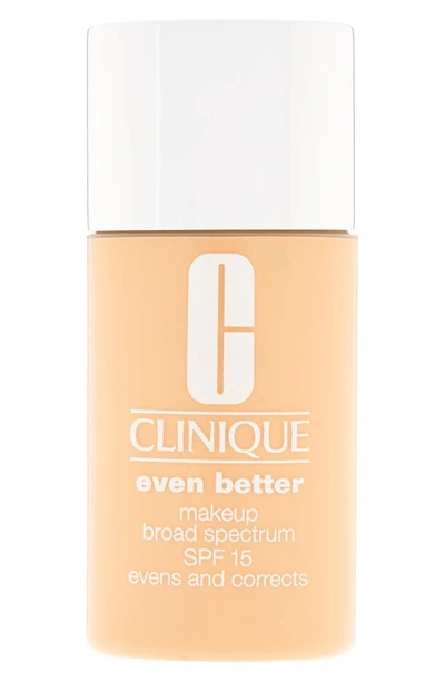 Clinique Even Better Makeup Broad Spectrum Spf 15 Foundation Wn 12 Meringue In 12 Meringue