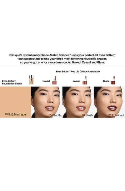 Shop Clinique Even Better™ Makeup Broad Spectrum Spf 15 Foundation In 12 Meringue