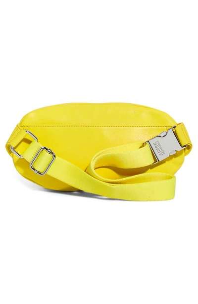 Shop Aimee Kestenberg Milan Leather Belt Bag In Lemon