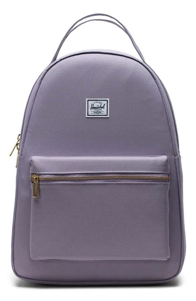 Shop Herschel Supply Co Nova Mid Volume Backpack In Lavender Gray