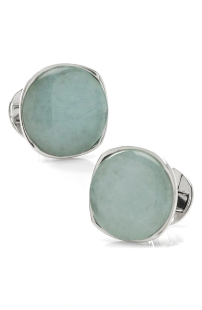 Shop Cufflinks, Inc Aventurine Cuff Links In Green