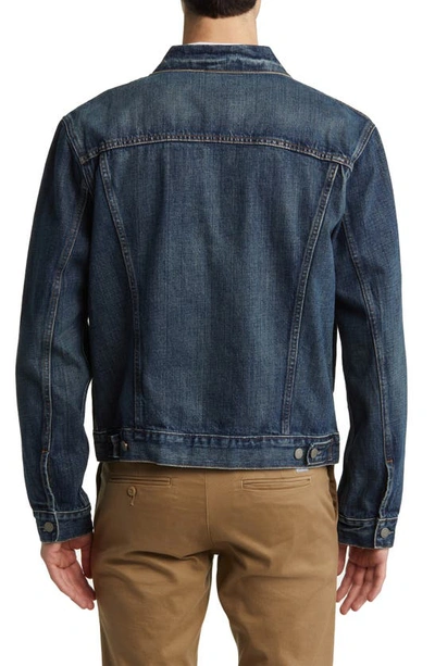 Shop Polo Ralph Lauren Icon Denim Trucker Jacket In Trenton