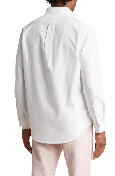 Polo Ralph Lauren Classic Pony Logo Oxford Shirt In White