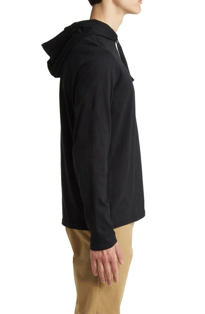 Shop Polo Ralph Lauren Cotton Jersey Hoodie In Polo Black