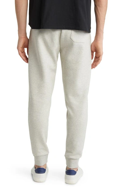 Shop Polo Ralph Lauren Double Knit Jogger Pants In Light Sport Heather