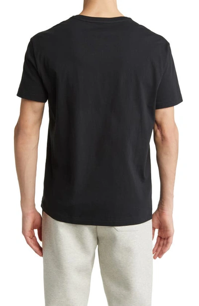 Shop Polo Ralph Lauren Embroidered Logo Crewneck T-shirt In Ralph Lauren Black