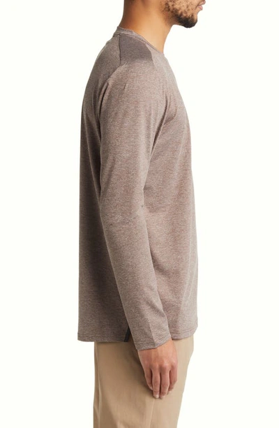 Shop Brady All Day Comfort Long Sleeve Performance T-shirt In Land