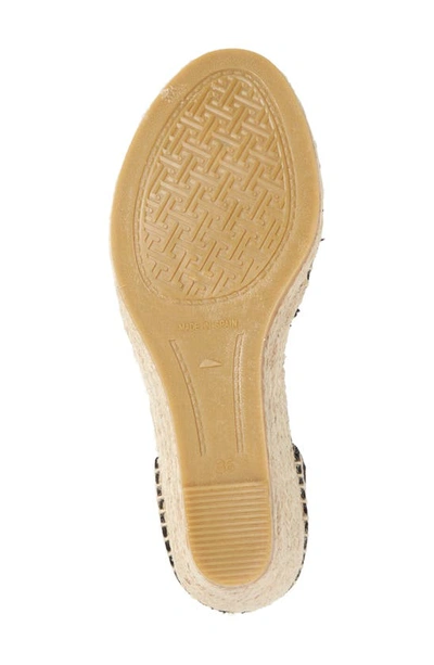 Toni Pons Julia Anke Wrap Wedge Espadrille In Black Fabric