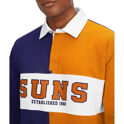 Shop Tommy Jeans Purple/orange Phoenix Suns Ronnie Rugby Long Sleeve T-shirt