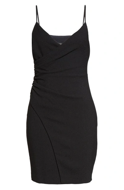 Shop Black Halo Esthero Crepe Body-con Dress In Black