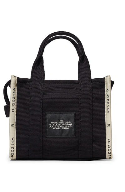 Marc Jacobs The Jacquard Small Tote Bag In Black