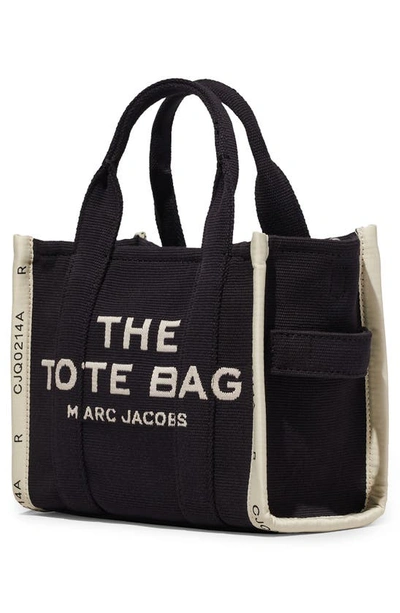 Marc Jacobs The Jacquard Small Tote Bag In Black