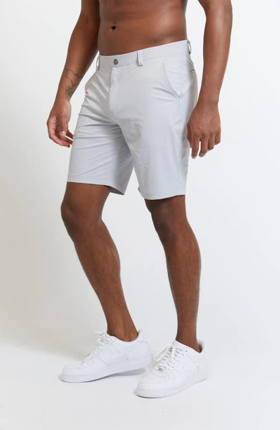 Redvanly Hanover Pull-on Shorts In Glacier Gray