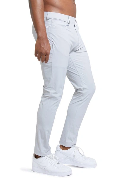 Redvanly Kent Pull-on Golf Pants In Glacier Gray