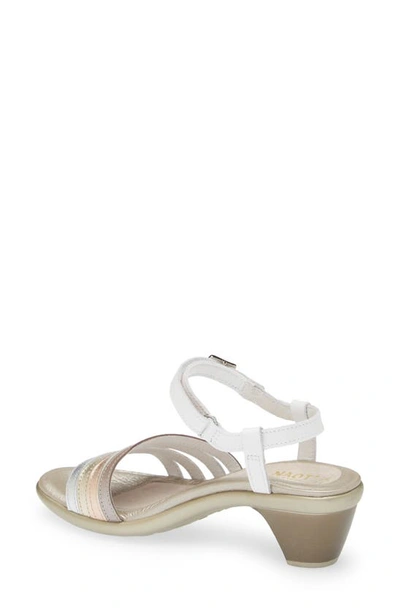 Shop Naot Current Sandal In Silver/ Gold/ Rose Gold/ White