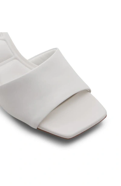 Shop Aldo Vidish Block Heel Sandal In White