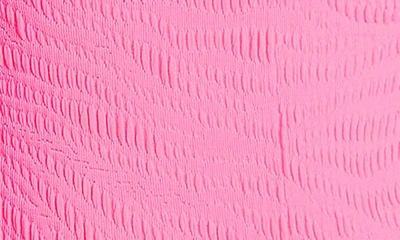 Shop Bound By Bond-eye Mara Textured One-piece Swimsuit In Pink Tiger