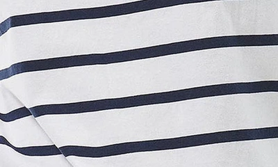 Shop Barbour Otterburn Stripe T-shirt In White/ Navy