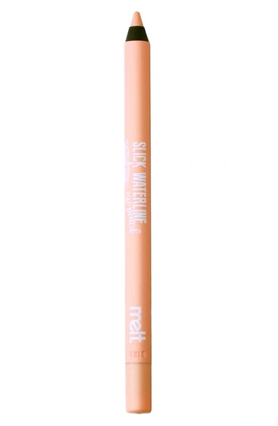 Shop Melt Cosmetics Slick Waterline Eye Pencil In Apricot Cream