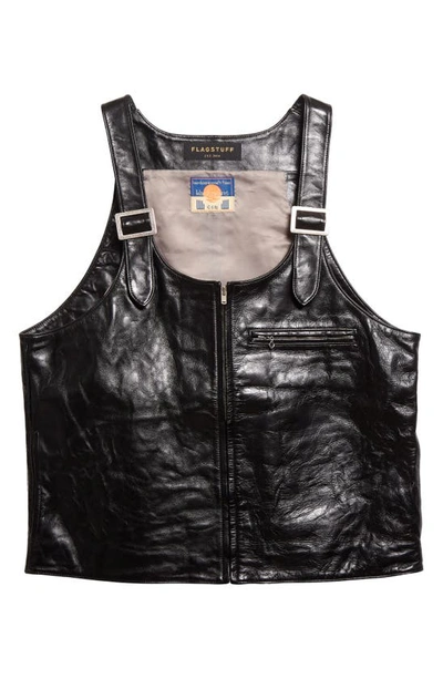 Shop Flagstuff X Blackmeans Leather Vest