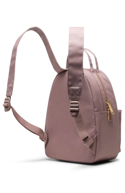 Shop Herschel Supply Co Mini Nova Backpack In Ash Rose Sparkle