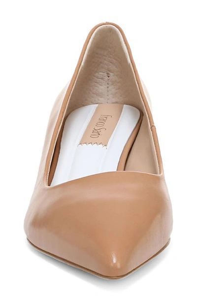 Shop Franco Sarto Racer Pointed Toe Pump In Toffee