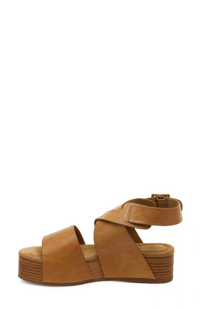 Shop Kelsi Dagger Brooklyn Dunes Platform Sandal In Tan