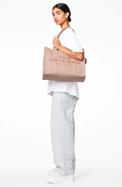 Shop Marc Jacobs The Large Leather Tote Bag In Rose