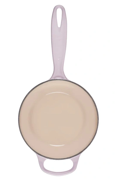 Shop Le Creuset Signature 2.25-quart Enameled Cast Iron Saucepan In Shallot