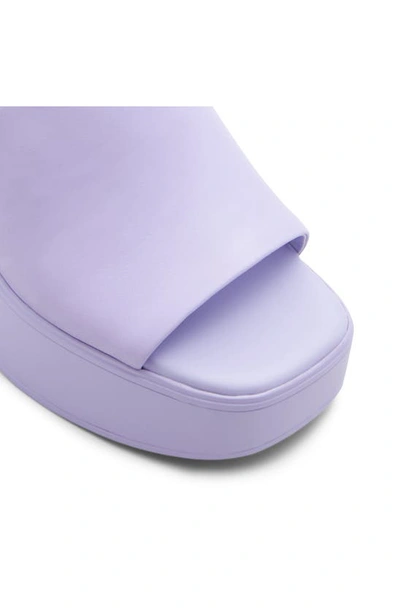 Shop Aldo Maysee Platform Sandal In Purple