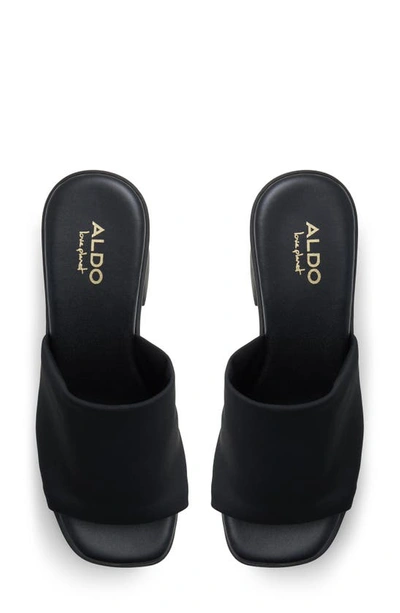 Shop Aldo Maysee Platform Sandal In Other Black