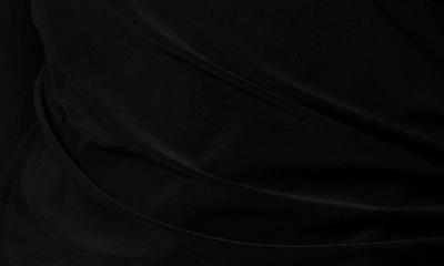 Shop Chaus Embellished Split Sleeve Surplice Blouse In Black 001