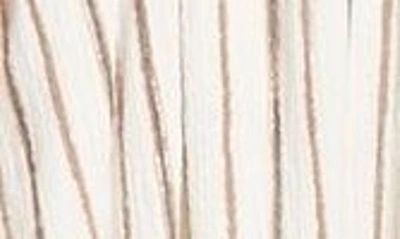 Shop Zimmermann Devi Stripe Gauze A-line Maxi Dress In Ivory
