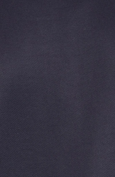 Shop Ami Alexandre Mattiussi Fly Half Zip Sweatshirt In Nautic Blue/ 491