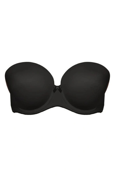 Shop Freya 'deco' Convertible Strapless Underwire Bra In Black