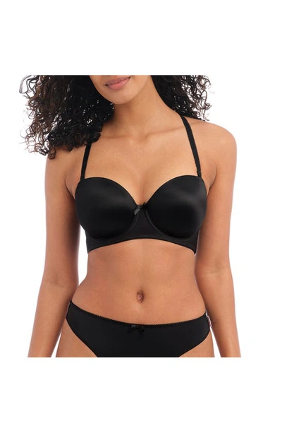 Freya 'deco' Convertible Strapless Underwire Bra In Black
