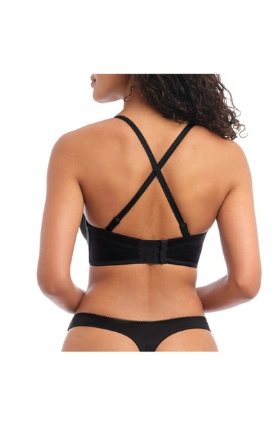 Freya 'deco' Convertible Strapless Underwire Bra In Black