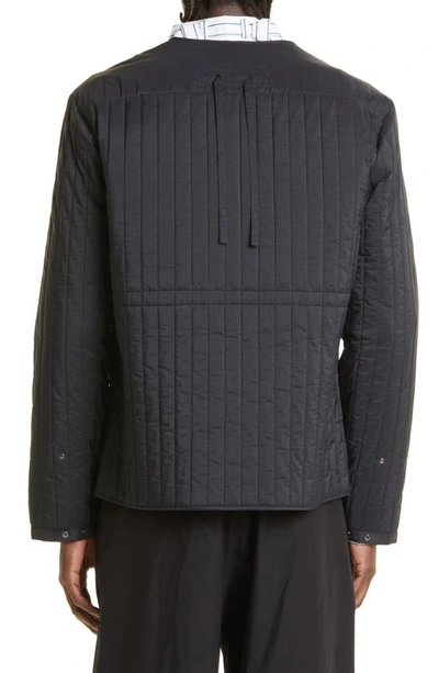 Shop Craig Green Quilted Liner Jacket In Black